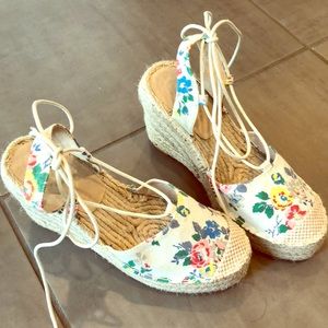 Catherine Malandrino floral espadrilles